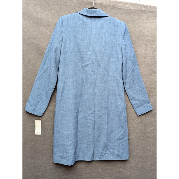 LEL Long Elegant Legs Blue Dress Suit Career Business Women's 10 Vintage NOS - Picture 6 of 10